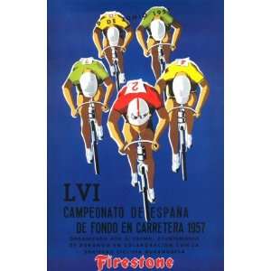  Firestone   Sports Event Vintage Poster
