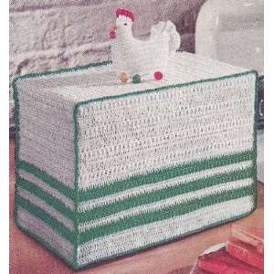 Vintage Crochet PATTERN to make   Chicken Motif Toaster Cover. NOT a 