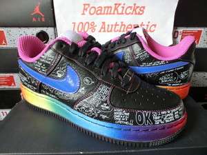 Nike Air Force 1 Supreme Colette x Busy P + Livestrong LAF Cartoon Men 
