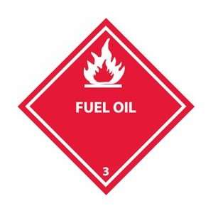 DL6 to 100AP   DOT ShippingLabels, Fuel Oil 3, 4 x 4, Pressure 