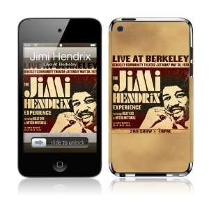  Music Skins MS JIMI40201 iPod Touch  4th Gen  Jimi Hendrix 
