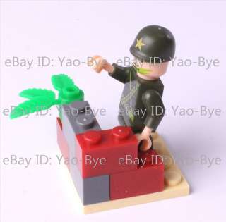 WORLD WAR II 2 AIR DEFENSE MISSILES SOLDIER BUILDING TOYS 1 MINIFIG 
