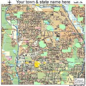  Street & Road Map of Glenview, Illinois IL   Printed 