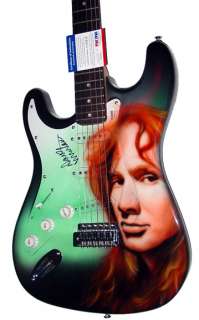   Autographed Dave Mustaine Signed Airbrush Guitar PSA UACC RD COA