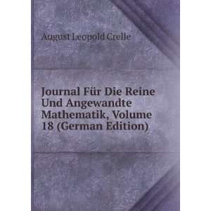  Journal FÃ¼r Die Reine Und Angewandte Mathematik, Volume 