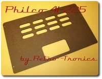 Description Reproduction Philco 41 225 Radio Back   This auction is 