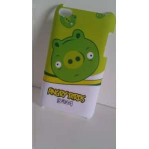 Angry Birds   Green Pig   Hard Case for iPod Touch 4 + Free Screen 