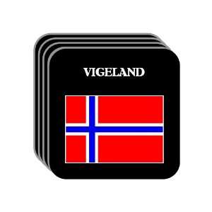 Norway   VIGELAND Set of 4 Mini Mousepad Coasters