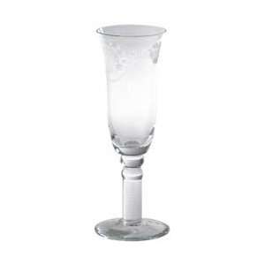  Vietri Incanto Flower Champagne Glass 9.5 H, 11 oz 
