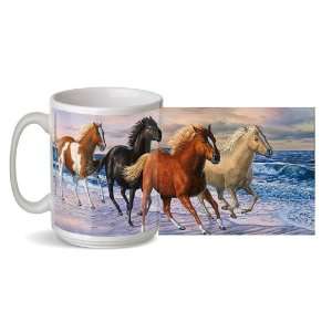  Surfsters Horse  15 Ounce Ceramic Coffee Mug from 