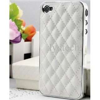  Real Sheep Leather Case for Iphone 4 White & 4g (NOT 