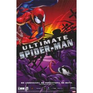  Ultimate Spider Man Video Game Movie Poster (11 x 17 
