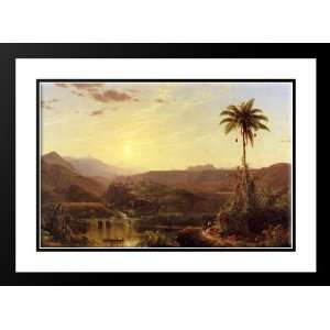 Church, Frederic Edwin 38x28 Framed and Double Matted The Cordilleras 