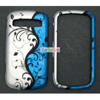 For Samsung Admire Vitality R720 Light Blue Silver Vines Case Phone 