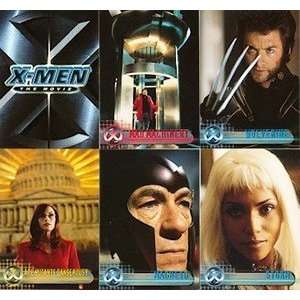  X Men the Movie Complete 72 Card Trading Card Set 2000 
