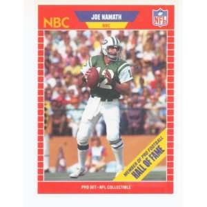  1989 Pro Set Announcers #25 Joe Namath [Misc.] Sports 
