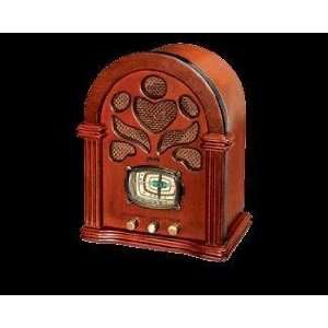   Jwin JK 111 Nostalgia Delux Wood Cabinet Radio Electronics