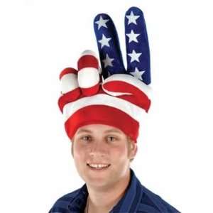  Patriotic Peace Hand Headpiece Toys & Games