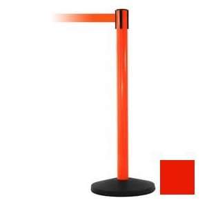  Orange Post Safety Barrier, 10ft, Fluorescent Orange Belt 