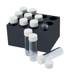 Vial block for 25mm vials. Single block  Industrial 