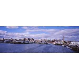  Boats Docked at a Harbor, Portland, Maine, USA Premium 