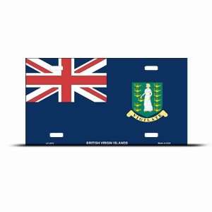  British Virgin Islands Flag License Plate Wall Sign Tag 
