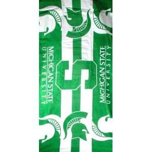  Michigan State Spartans Fiber Reactive 30x60 Beach Towel 