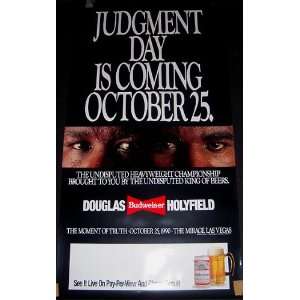  Holyfield Vs Douglas 1990 Boxing Poster (Sports 