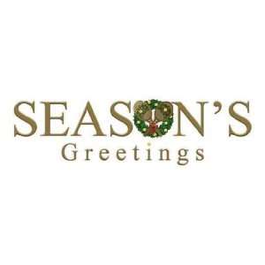 Tennis Enthusiasts Seasons Greetings Christmas Card 