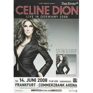  Celine Dion   Taking Chances 2008   CONCERT   POSTER from 