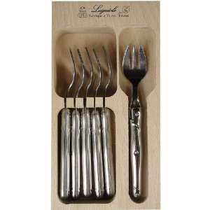  Laguiole Verdier Boxed Dessert Forks  Stainless Kitchen 