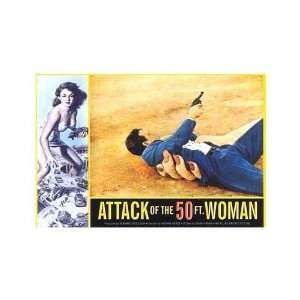  Attack of the 50 Foot Woman Movie Poster, 34 x 24 (1958 