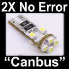 2x Canbus 8 SMD T10 ALFA 159 166 Brera GTV Spider MITO Number Plate 