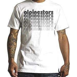  Alpinestars Drop T Shirt   Large/White Automotive