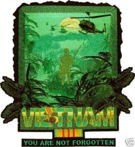 Veteran Jacket Patch Vietnam Not Forgotten 73039 (L)  
