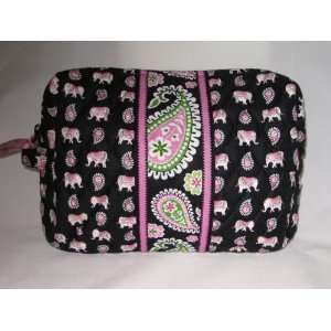 Vera Bradley Large Cosmetic Bag in Pink Elephants