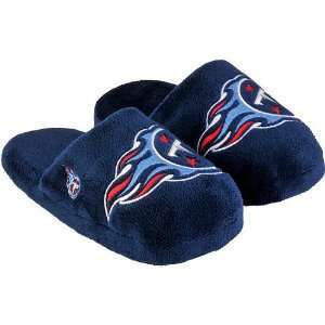 Tennessee Titans 2010 Official NFL Big Logo Hard Sole Plush Slippers 