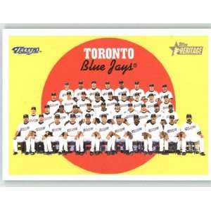 2008 Topps Heritage High Number #537 Toronto Blue Jays 