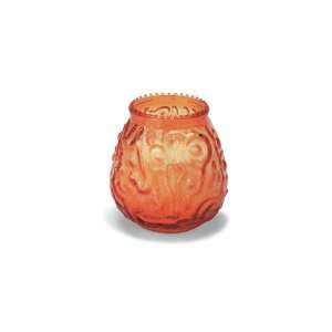 Sterno Euro Venetians Amber Filled Glass Candle   Case  15  
