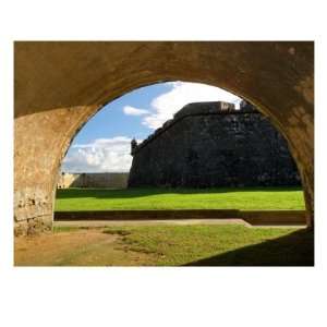  Walls of El Morro Fort Viewed Through an Arch Photographic 