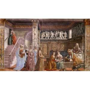   Domenico Ghirlandaio   24 x 14 inches   Birth of Mary