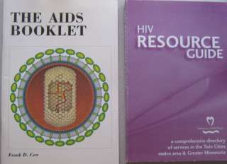 Lot of 2 The Aids Booklet/HIV Resource Guide  