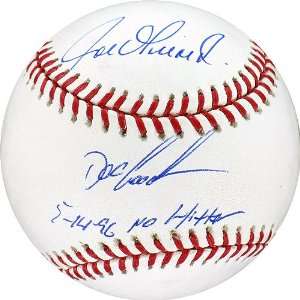  Joe Girardi and Doc Gooden Autographed Baseball   with No 
