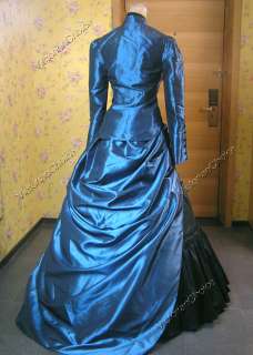 Victorian French Bustle Dress Ball Gown Cosplay 139 M  