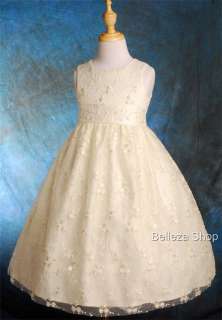 Wedding Flower Girls Party Pageant Dress Size 4 10  