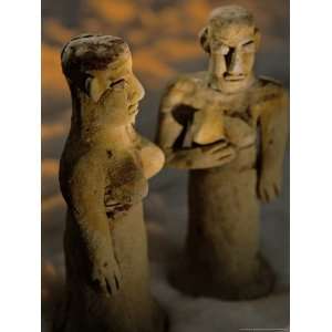  Clay Statuettes Represent Fertility, Bahariya Oasis, Egypt 