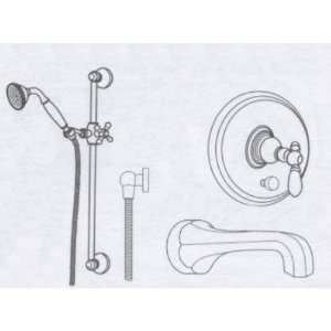 Justyna G 7117 X SN Bathroom Faucets   Tub & Shower Faucets Single H