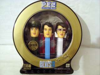 ELVIS PRESLEY PEZ COLLECTIBLES WITH CANDY CD NEW  
