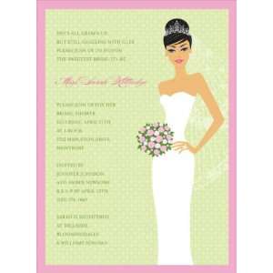  Blushing Bride Asian Bridal Shower Invitation