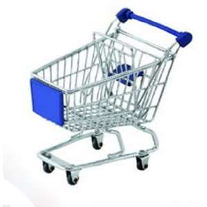  Mini Blue Shopping Cart 